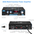 Home Audio Amplifier AK-35 HiFi Bluetooth 5.0 Mini Stereo Power Amp Receivers, 2.0 Channel RMS 30W x 2
