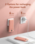 VEGER Portable Charger for iPhone, Built-in Cables and Wall Plug, 10000mAh Slim Fast Charging USB C Power Bank