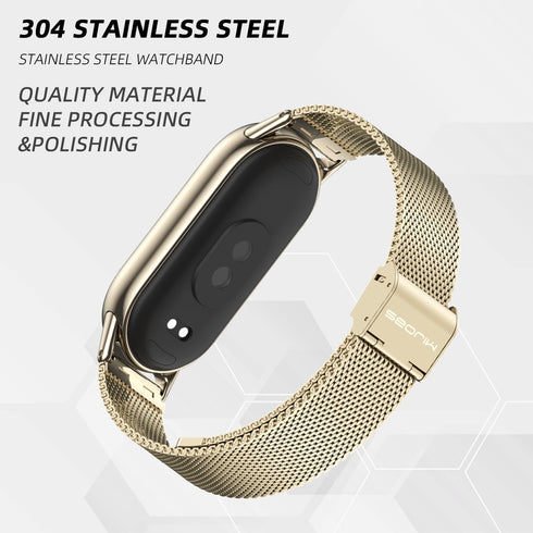MIJOBS Breathable Replacement Strap for Xiaomi Mi Band 8, Wristband Bracelet for SmartWatch
