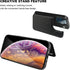 iPhone 13 Pro Wallet Case, Black PU Leather with Card Holder, Kickstand, Durable Shockproof Cover 6.1 Inch