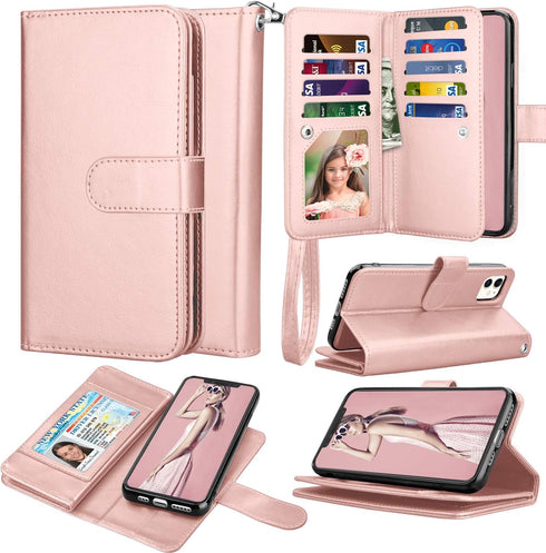 Takfox Wallet Case for iPhone 11, iPhone 11 6.1 Leather Wallet Case with