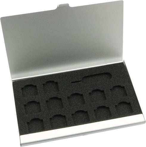 TAODAN Nano SIM Card Holder with Eject Pin,SIM Card Adapters Aluminum Alloy Storage