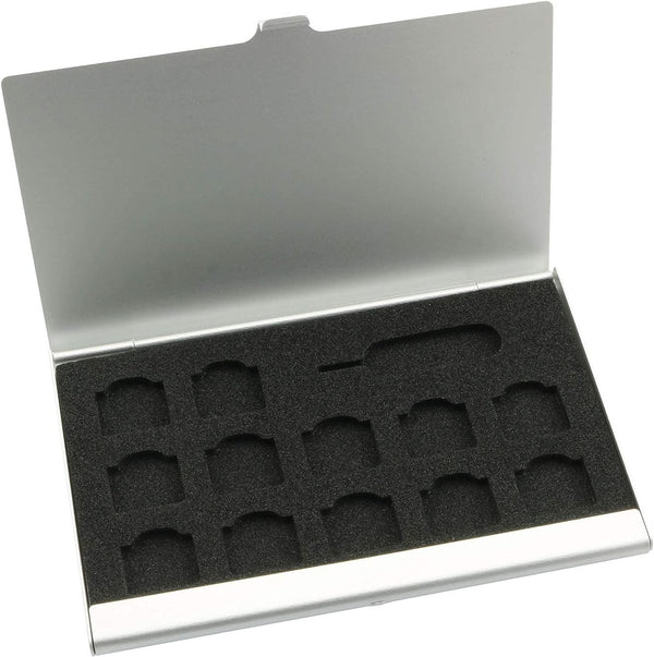 TAODAN Nano SIM Card Holder with Eject Pin,SIM Card Adapters Aluminum Alloy Storage