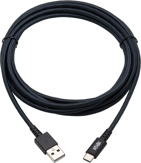 Heavy Duty USB-A to USB C Charging Sync Cable, Android M/10ft