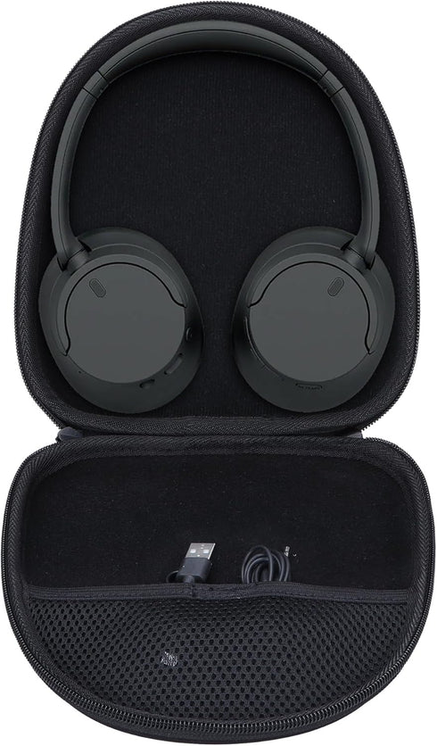 Hard Case for Sony WH-CH720N WH-CH520 WH-CH510 WH-CH710N, Noise Canceling Wireless Bluetooth Headphones (Black)