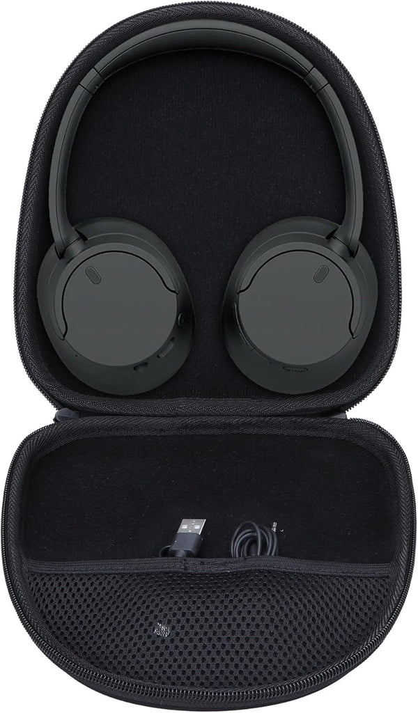 Hard Case for Sony WH-CH720N WH-CH520 WH-CH510 WH-CH710N, Noise Canceling Wireless Bluetooth Headphones (Black)