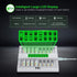 EBL 16 1-Hour AA Battery Charger, Bay Batteries Charger with Fast Charging with LCD Display and AC Plug Cable for AA