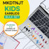 50 Pack Set Bagged(HTC101,Mixed Kids Earbuds Headphones Bulk for School Classroom,Wholesale Wired Earphones Class