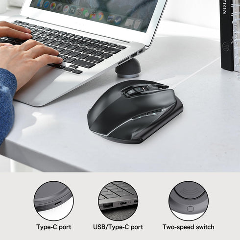 Mouse Jiggler, Ultra Slim, 20dB Quiet & Noiseless Undetectable Mouse Mover for Keeping PC Active