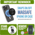 LUCKY BEAN Cell Phone Grip for Magnetic with Kickstand, Secure Hold for iPhone Magnetic Cases, Adjustable Foldable