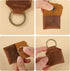 Jack&Chris Genuine Leather SD Card Holder Keychain, Anti-Shock Anti-Dust SD Card Case, Portable Camera Accessories