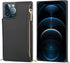 Bocasal Crossbody Wallet Case for iPhone 12 Pro Max, Shockproof Purse Cover with Card Holder & Removable Strap (Black)