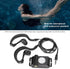Beufee Mp3 Swimming, Swimming Headset Mp3 Swimming MP3 Waterproof Player for Underwater Player Music Player Player