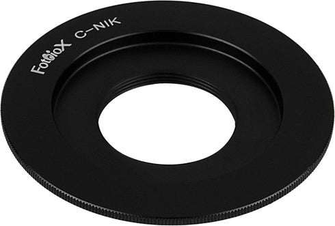 Fotodiox Lens Mount Adapter Compatible with C-Mount CCTV/Cine Lenses to Nikon F-Mount Cameras