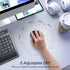 Wireless Mouse, Bluetooth 6 Button Mouse with 5 Adjustable DPI (800-2400), 18-Month Battery Life, Ergonomic for Laptop,