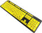 Large Oversized Print Letter Wired USB 104 Keys High Contrast Keyboard for Desktop PC Computer
