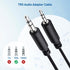 Cable Matters Combo-Pack 2.5mm and 3.5mm Headphone Adapter Kit in Black - 4 Inches, 2.5mm to 3.5mm Adapter
