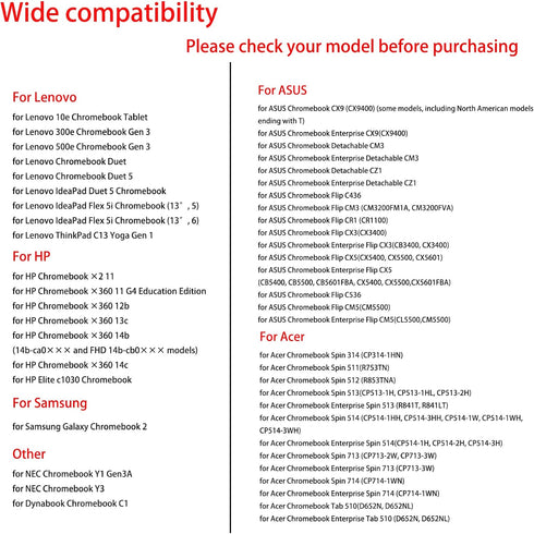 USI Chromebook Pen for Lenovo USI Pen Chromebook Duet 10e, 4096 Levels Pressure Sensitivity, 150 Days Battery