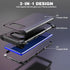 IDweel for Galaxy Note 8 Case, 3 in 1 Shockproof Slim Hybrid Heavy Duty Protection Hard PC Cover (Black)