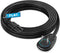 Maximm 2-Prong TV Power Cord 10ft, 360 Rotating Flat Plug, UL Certified, Non-Polarized,