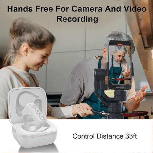 GEVO TIK Tok Bluetooth Remote Control Page Turner for iPhone Android Ipad Cell Phone Camera Remote Shutter Selfie
