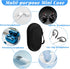 Matwsec MP3 Mini-Portable Case for Earphone Protective Hard Shell Travel Carrying Case Bag with Dual Zipper and Hook