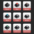 Cherry MX Key Switch Tester Mechanical Keyboard Sampler Tool Kit with Puller and O Rings (9-Key Printed PBT Keycap)