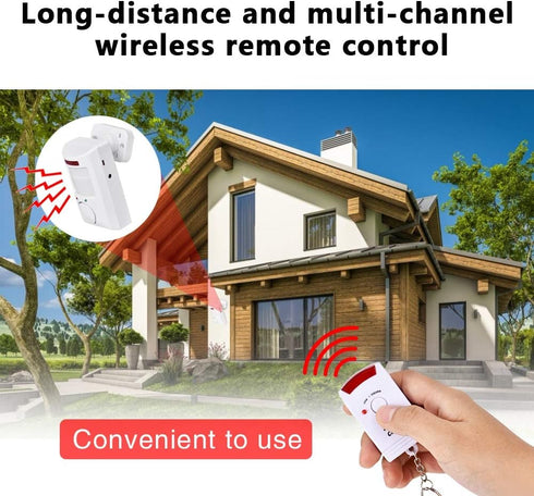 Sonew 105dB Alarm System Infrared Motion Detector for Home Security
