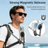 qirita Magnetic Neck Mount for Phones, Hands-Free POV Phone Holder for Vlogging, Sports, Travel, Compatible with iPhone