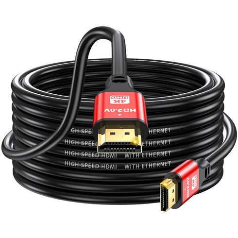 35FT Long HDMI Cable 4K60Hz, High Speed 4K HDMI Cable with Gold