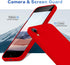 Liquid Silicone Full Body Protective Case for Galaxy A71 5G, Soft Shockproof Anti Scratch, Slim Fit Red