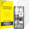 JETech 9H Tempered Glass Screen Protector for Nothing Phone 2, 6.7-Inch, HD Clear, Anti-Scratch, 3-Pack