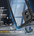 Waterproof Phone Case for Motorola Moto G Play 2024, Built-in Screen Protector, Shockproof Rugged Cover
