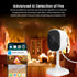 WiFi Indoor Camera for Home Security, 24/7 Recording, SD Card/Cloud Storage, Night Vision, AI Detection