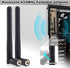 Kaunosta 433 MHF1 4-Pack, 2433MHz 3dBi 215cm MHF1 CCU3 CCU2 CC1101, MHz SMA Male Antenna Kit Radio Antenna Short