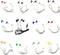 TFD Supplies Wholesale Bulk Earbuds Headphones 50 Pack for iPhone, Android, MP3