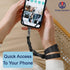 Cell Phone Lanyards with Adjustable Neck Strap, Universal Neck Phone Holder for iPhone, Galaxy and Most Smartphones