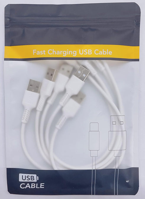 Short Micro USB Cable 1ft, 5 Pack Android Micro USB Standard 2.0 Charger Cord for Samsung Galaxy S7/J7, HTC, LG, Kindle