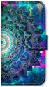 Case for Samsung Galaxy A42 5G, Mandala Flower Space Leather Flip Phone Wallet Cover with Card Slot Holder