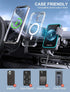 Wireless Car Charger, MOKPR 15W Fast Charging Auto Clamping Car Phone Holder for iPhone 15/14/13/12 Pro Max