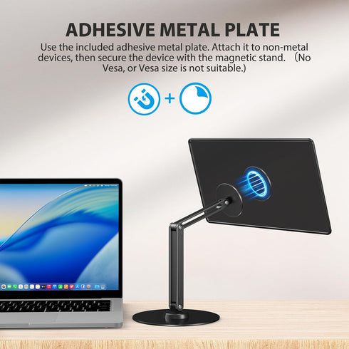 UPERFECT 1018.5 7575mm 360 4.4 lbs, Portable Magnetic VESA Stand, All-Aluminum Adjustable Arm for Devices, VESA
