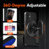 HOYXUN 360 17-12 Gym Magnetic Phone Holder with Magnet Base Attach to Metal Surface, Rotatable Gym Phone Holder Magnet