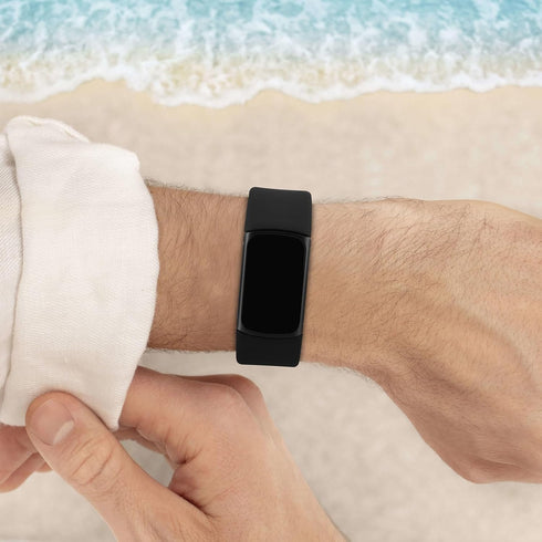 Meliya Compatible with Fitbit Charge 5 Bands, Soft Silicone Waterproof Replacement Strap for Fitness Tracker