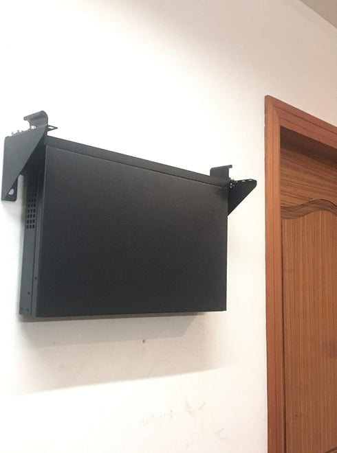 Jingchengmei 2U 19 Inches Lightweight Folding Steel Wall Mountable Vertical Rack and Server Rack