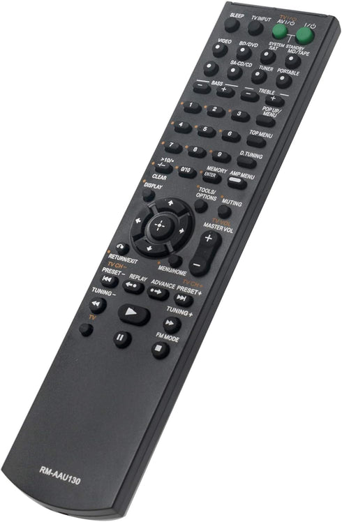 VINABTY RM-AAU130 Replacement Remote for Sony STR-DH130 STR-KM7 AV Receiver
