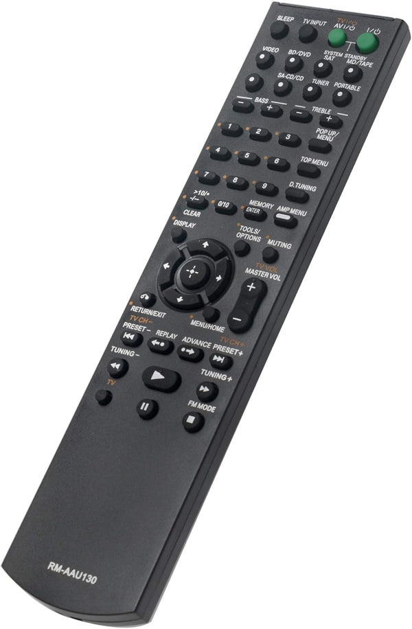 VINABTY RM-AAU130 Replacement Remote for Sony STR-DH130 STR-KM7 AV Receiver