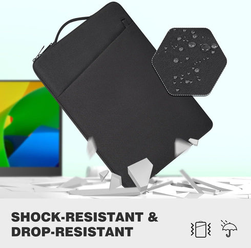17.3 Inch Portable Monitor Case, Protective Sleeve for ASUS Arzopa Bimawen, Black