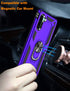 LUMARKE Galaxy Note 10+ Plus Case, Military Grade Heavy Duty Protective Cover with Magnetic Ring Kickstand, Purple