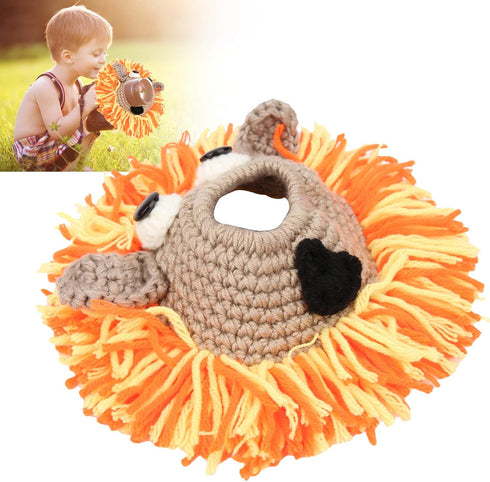 Agatige Shutter Huggers, Hand Knitted Camera Lens Decorative Ring Camera Prop Handmade Knitted Lens Accessories