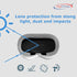Digicharge Lens Protector Cover Compatible with Vision Pro, Meta Quest 3S/Quest 3/2, Protects Lens from Scratches